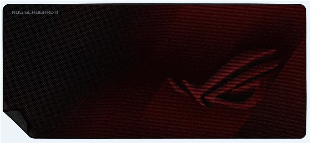 ASUS ROG Strix Scabbard II Gaming-Mauspad Schwarz, Rot