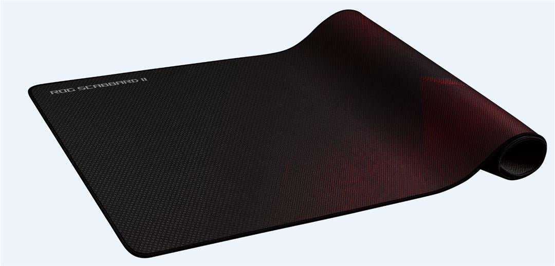 ASUS ROG Strix Scabbard II Gaming-Mauspad Schwarz, Rot