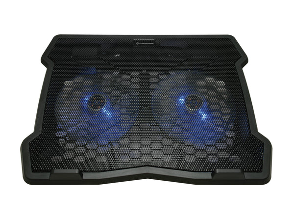 Conceptronic THANA06B Support ventilé pour ordinateur portable 39,6 cm (15,6") Noir