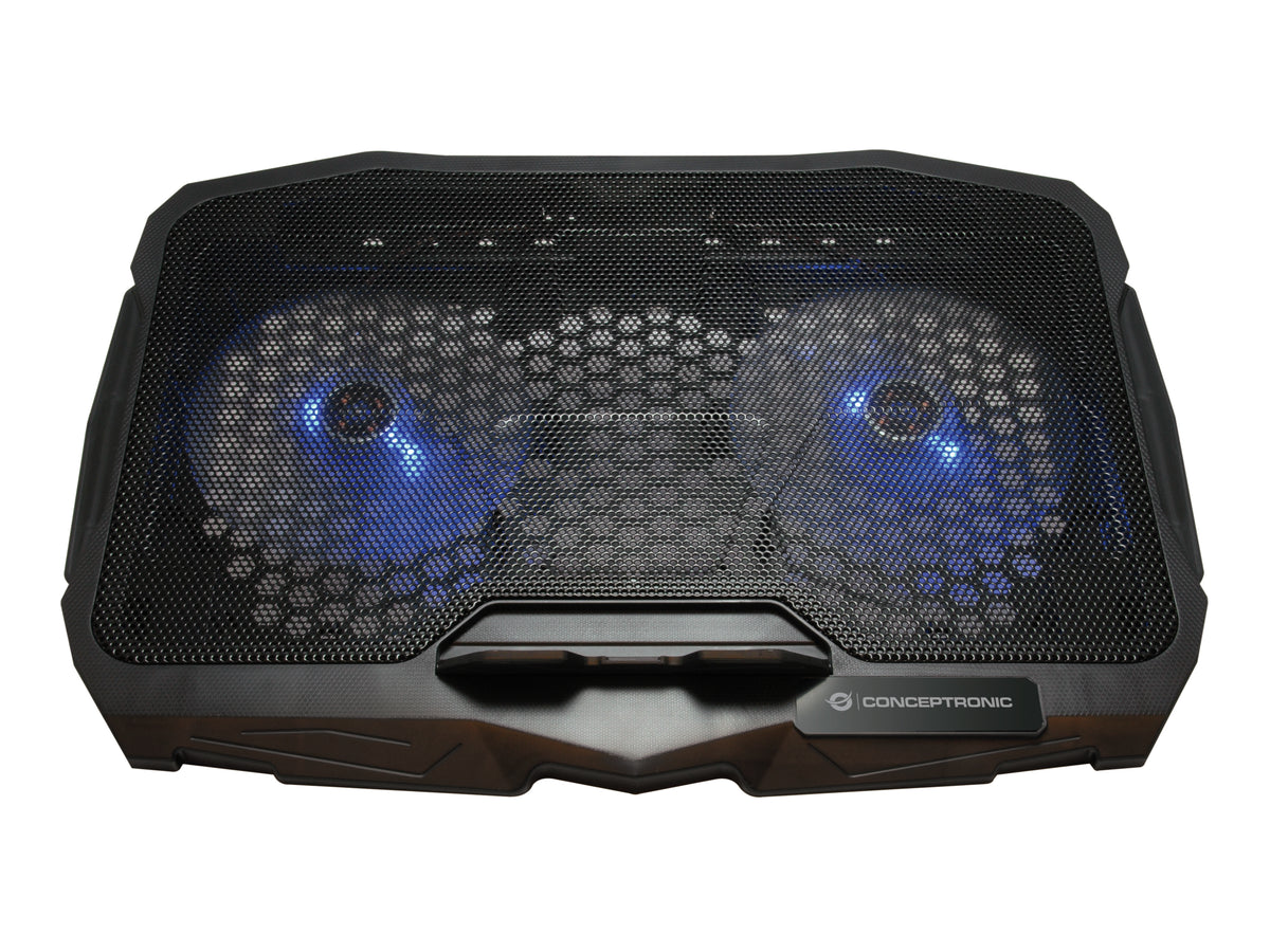 Conceptronic THANA07B Llaptop-Kühlpad 43,2 cm (17") Schwarz