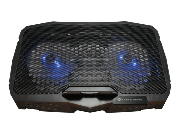 Conceptronic THANA07B Laptop Cooling Pad 43.2 cm (17") Black