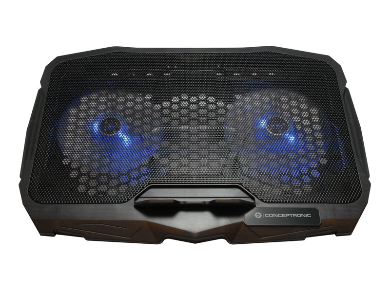 Conceptronic THANA07B Llaptop-Kühlpad 43,2 cm (17") Schwarz