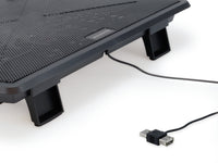 Conceptronic THANA06B Llaptop-Kühlpad 39,6 cm (15.6") Schwarz