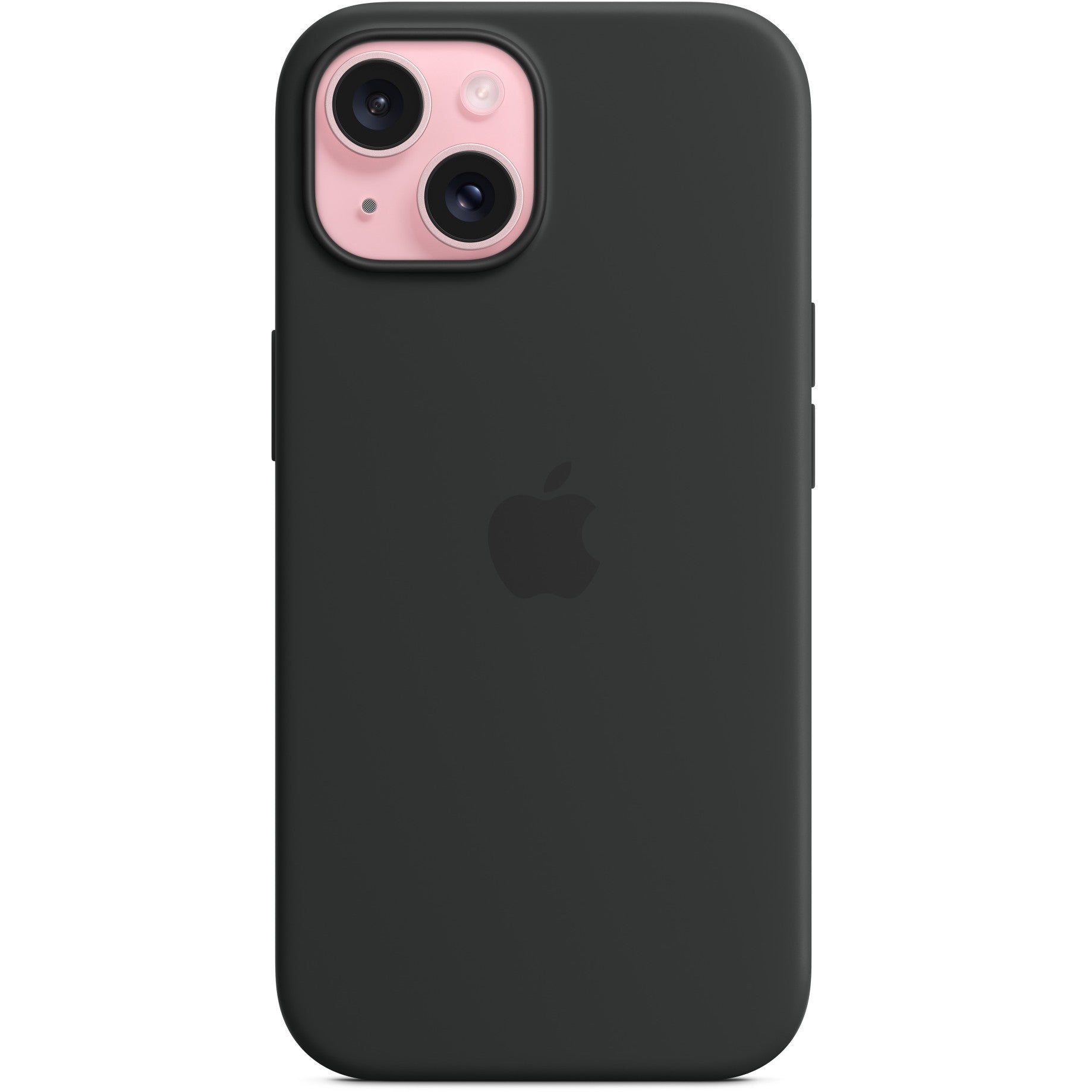 APPLE iPhone 15 Silicone Case with MagSafe - Black