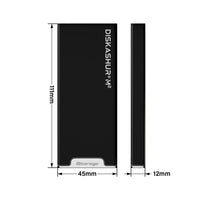 iStorage diskAshur M2 PIN 2 TB USB Type-A / USB Type-C 3.2 Gen 1 (3.1 Gen 1) Schwarz