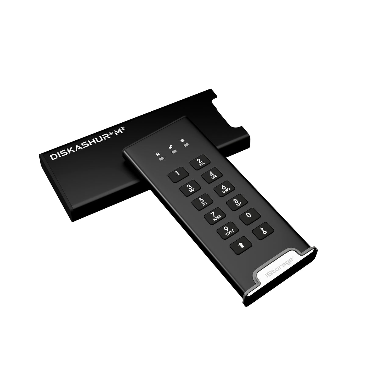 iStorage diskAshur M2 PIN 500 GB USB Type-A / USB Type-C 3.2 Gen 1 (3.1 Gen 1) Schwarz