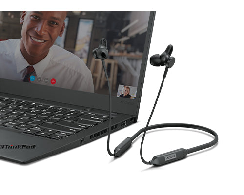 Lenovo 4XD1B65028 Kopfhörer & Headset Verkabelt & Kabellos im Ohr Anrufe/Musik Mikro-USB Bluetooth Schwarz