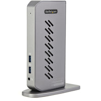 StarTech.com USB-C USB-A-Dock - Hybrid Universal USB 3.0 Dockingstation für USB-C- oder USB-A-Laptop - Dual-Monitor 4K 60Hz HDMI / DisplayPort - 6x USB-A, GbE - USB 5Gbps - Windows/Mac