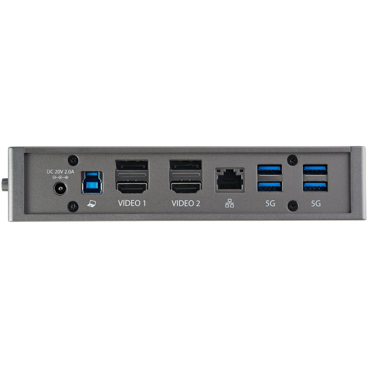 StarTech.com USB-C USB-A-Dock - Hybrid Universal USB 3.0 Dockingstation für USB-C- oder USB-A-Laptop - Dual-Monitor 4K 60Hz HDMI / DisplayPort - 6x USB-A, GbE - USB 5Gbps - Windows/Mac