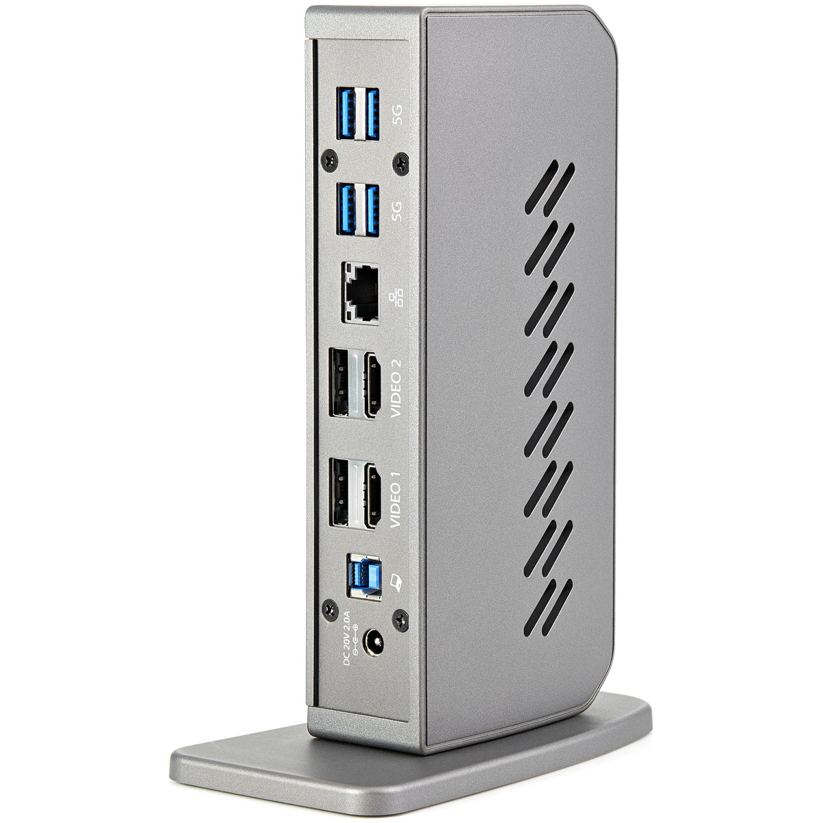 StarTech.com USB-C USB-A-Dock - Hybrid Universal USB 3.0 Dockingstation für USB-C- oder USB-A-Laptop - Dual-Monitor 4K 60Hz HDMI / DisplayPort - 6x USB-A, GbE - USB 5Gbps - Windows/Mac