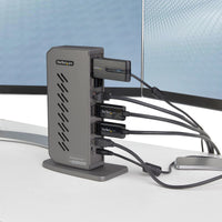 StarTech.com USB-C USB-A-Dock - Hybrid Universal USB 3.0 Dockingstation für USB-C- oder USB-A-Laptop - Dual-Monitor 4K 60Hz HDMI / DisplayPort - 6x USB-A, GbE - USB 5Gbps - Windows/Mac