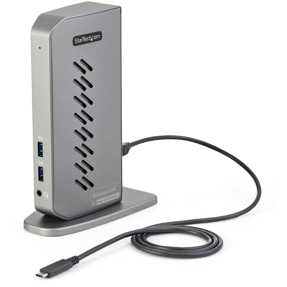 StarTech.com USB-C USB-A-Dock - Hybrid Universal USB 3.0 Dockingstation für USB-C- oder USB-A-Laptop - Dual-Monitor 4K 60Hz HDMI / DisplayPort - 6x USB-A, GbE - USB 5Gbps - Windows/Mac