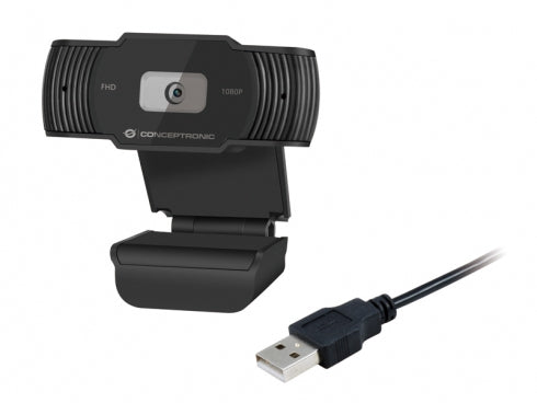 Conceptronic AMDIS 1080P FullHD Webcam mit Mikrofon
