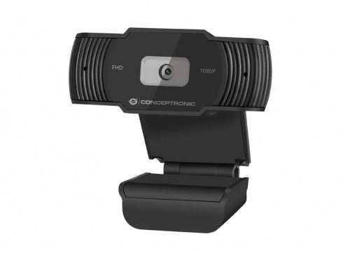 Conceptronic AMDIS 1080P FullHD Webcam mit Mikrofon