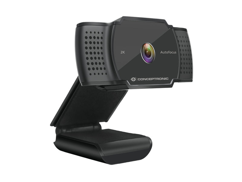 Conceptronic AMDIS 2K-Super-HD-Autofokus-Webcam mit Mikrofon