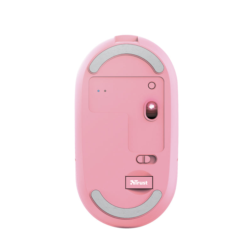 Trust Puck Maus Büro Beidhändig RF Wireless + Bluetooth Optisch 1600 DPI