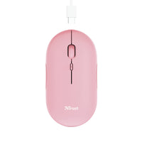 Trust Puck Maus Büro Beidhändig RF Wireless + Bluetooth Optisch 1600 DPI