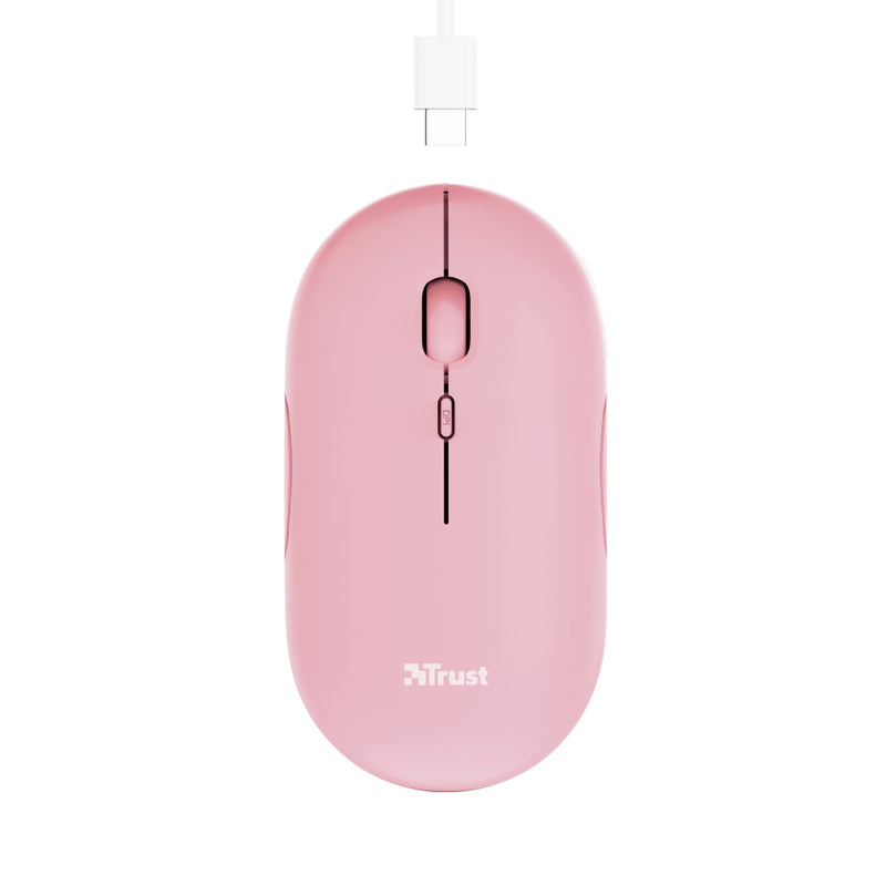 Trust Puck Maus Büro Beidhändig RF Wireless + Bluetooth Optisch 1600 DPI
