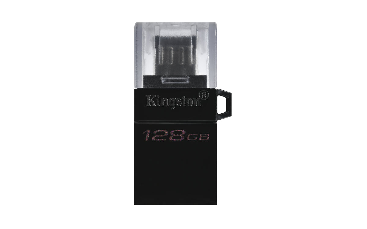 Kingston Technology DataTraveler microDuo3 G2 USB-Stick 128 GB USB Type-A / Micro-USB 3.2 Gen 1 (3.1 Gen 1) Schwarz