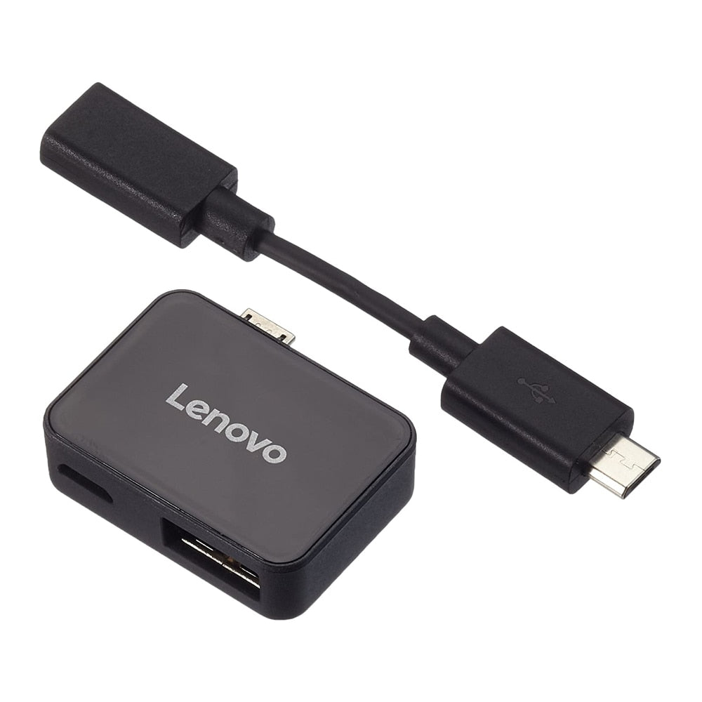 Lenovo ZG38C02819 laptop-dockingstation & portreplikator USB 2.0 Micro-A Schwarz