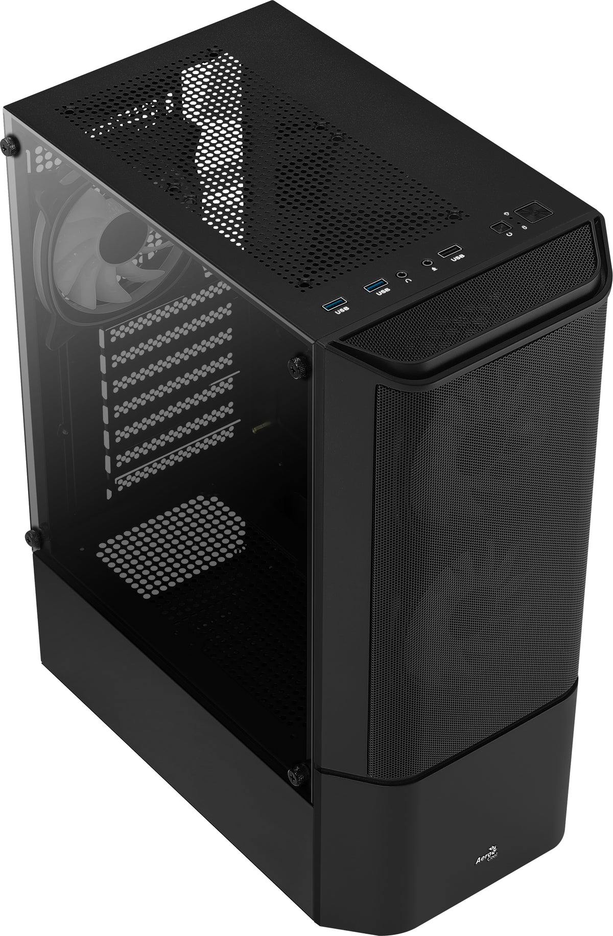 Aerocool Quantum Mesh Midi Tower Schwarz