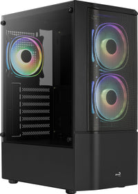 Aerocool Quantum Mesh Midi Tower Schwarz