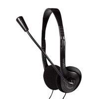 LogiLink HS0052 Kopfhörer & Headset Kabelgebunden Kopfband Büro/Callcenter Schwarz