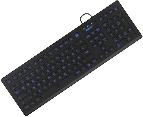 KeySonic KSK-8031INEL-B (DE) Industrietastatur 105T bl