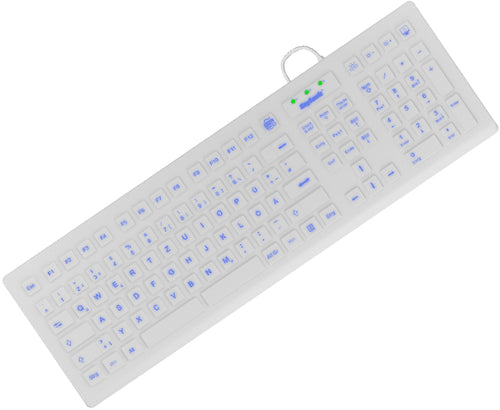 KeySonic -8031INEL-WH (DE) Industrietastatur weiß