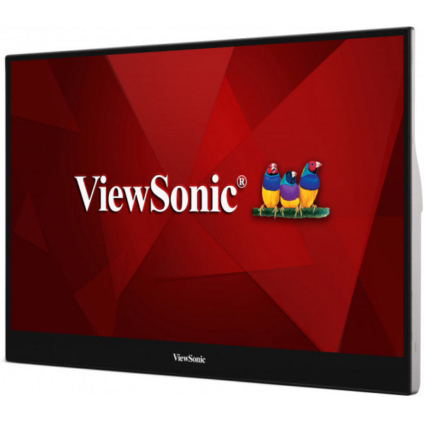 Viewsonic TD1655 Computerbildschirm 39,6 cm (15.6") 1920 x 1080 Pixel Full HD LED Touchscreen Multi-Nutzer Schwarz, Silber