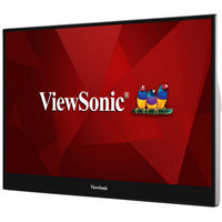 Viewsonic TD1655 Computerbildschirm 39,6 cm (15.6") 1920 x 1080 Pixel Full HD LED Touchscreen Multi-Nutzer Schwarz, Silber