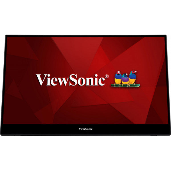 Viewsonic TD1655 Computerbildschirm 39,6 cm (15.6") 1920 x 1080 Pixel Full HD LED Touchscreen Multi-Nutzer Schwarz, Silber