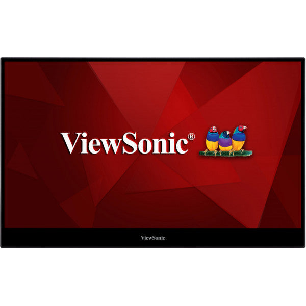 Viewsonic TD1655 Computerbildschirm 39,6 cm (15.6") 1920 x 1080 Pixel Full HD LED Touchscreen Multi-Nutzer Schwarz, Silber