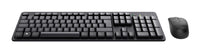 Trust TKM-360 Tastatur Maus enthalten Büro RF Wireless QWERTZ Deutsch Schwarz