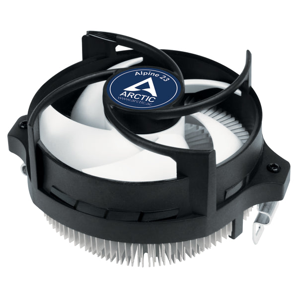 ARCTIC Alpine 23 - Dissipatore CPU compatto per AMD, raffreddamento ad aria per processore, 9 cm, alluminio, nero, 1 pezzo