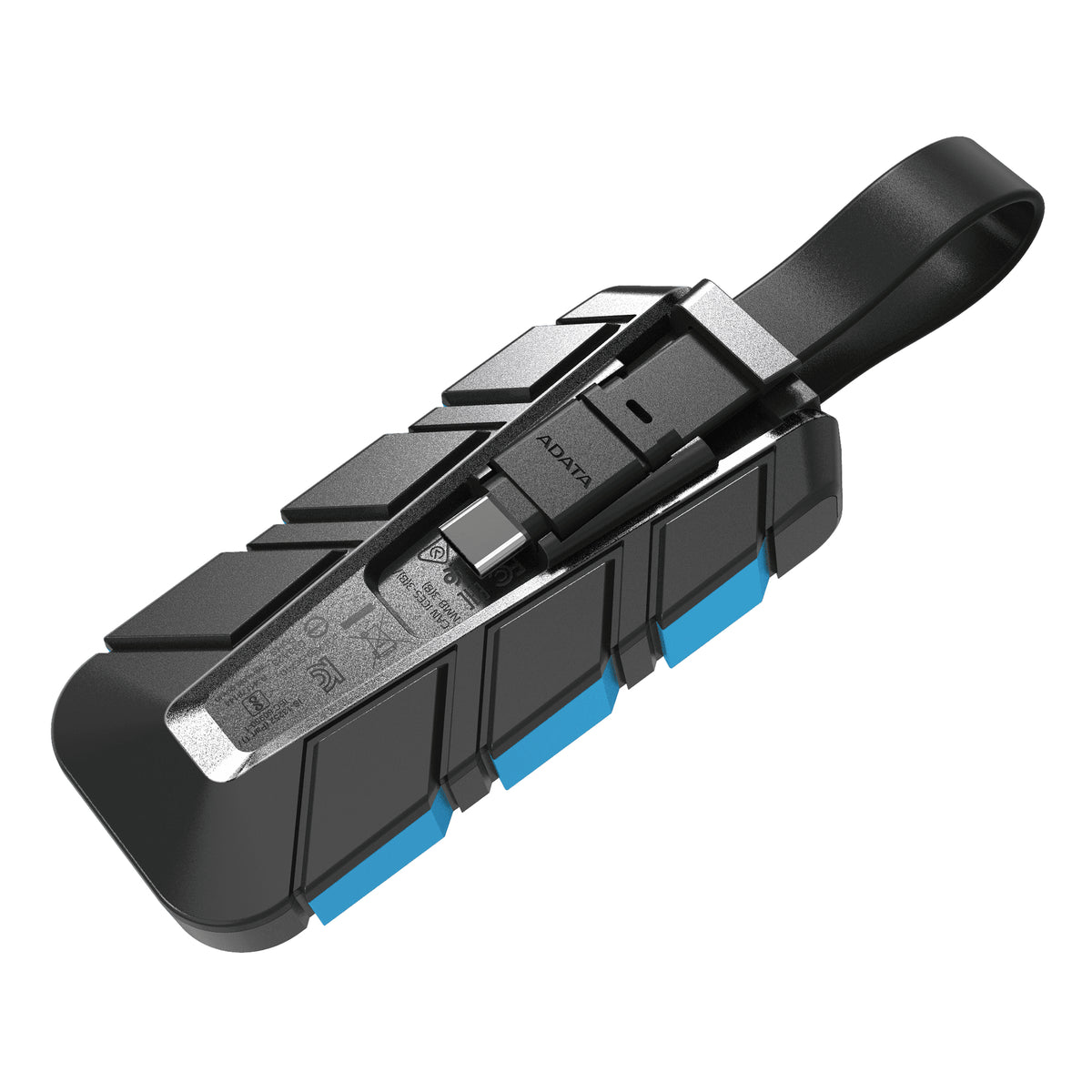 ADATA SC740 500 GB USB Typ-C 3.2 Gen 2 (3.1 Gen 2) Schwarz, Blau