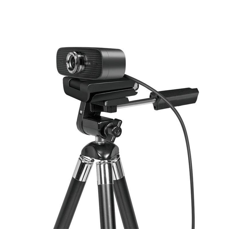 LogiLink Konferenz HD-USB-Webcam, 100°, Dual-Mikrofon, manueller Fokus