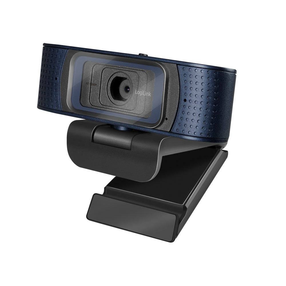LogiLink HD-USB-Webcam Pro, 80°, Dual-Mikrofon, Autofokus, Sichtschutzabdeckung