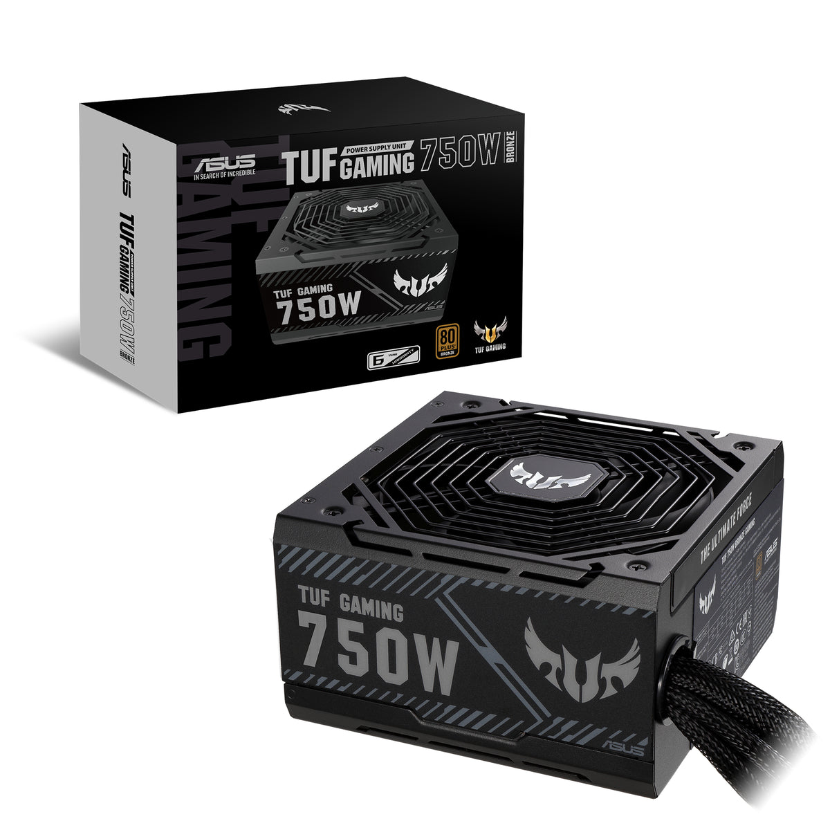 ASUS TUF-GAMING-750B Netzteil 750 W 20+4 pin ATX ATX Schwarz