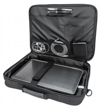 Manhattan 439947 Laptoptasche 39,6 cm (15.6") Messengerhülle Schwarz
