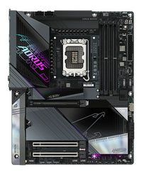 GIGABYTE Z890 AORUS MASTER Mainboard - Unterstützt Intel Core Ultra (Serie 2) CPUs, 18+1+2 Phasen VRM, bis zu 9500MHz DDR5 (OC), 2xPCIe 5.0 + 3xPCIe 4.0, Wi-Fi 7, 10GbE LAN, Thunderbolt 4