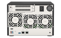 QNAP TVS-675 NAS Tower Zhaoxin KaiXian KX-6000 KX-U6580 8 GB DDR4 0 TB QuTS hero Black