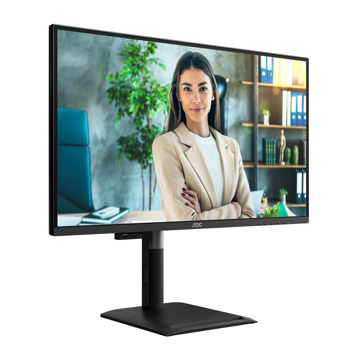 AOC Q27P4C Computerbildschirm 68,6 cm (27") 2560 x 1440 Pixel Schwarz