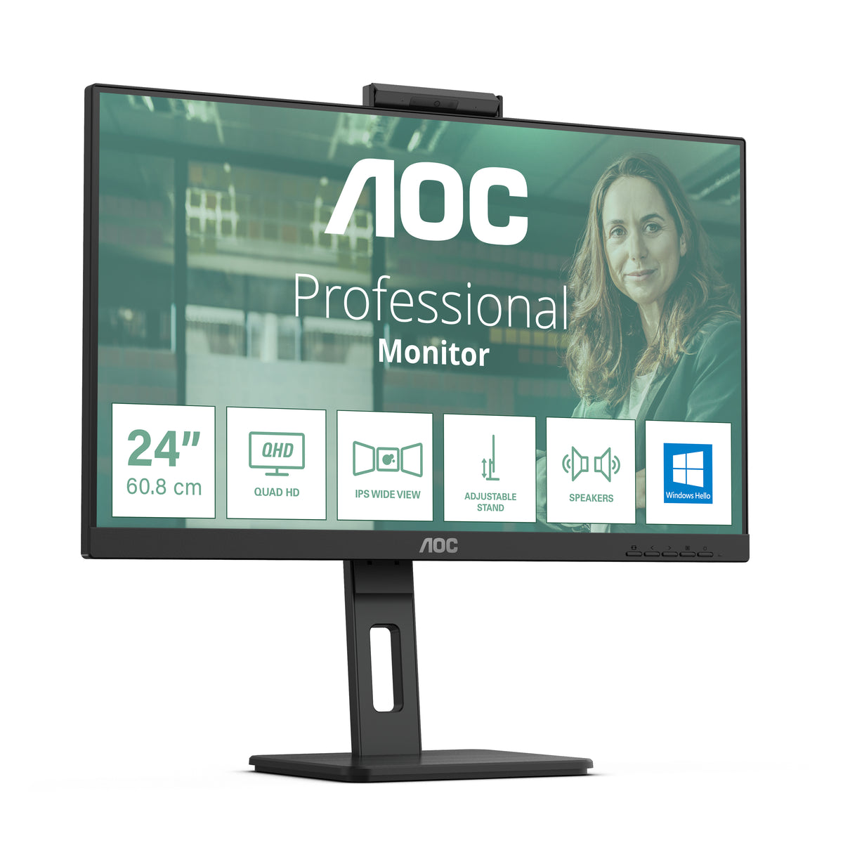 AOC 24P3CW Computerbildschirm 60,5 cm (23.8") 1920 x 1080 Pixel Full HD LED Schwarz