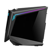 GIGABYTE AORUS C700 GLASS PC-Gehäuse – Full-Tower, unterstützt bis zu E-ATX & 420-mm-Radiatoren, vorinstallierte 5x 120-mm-Lüfter, USB 3.1 Typ-C, RGB Fusion
