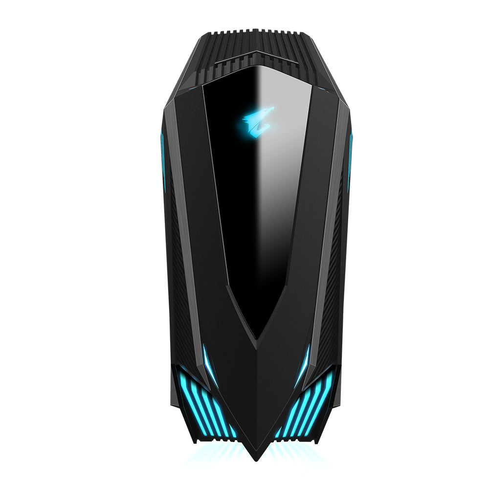 GIGABYTE AORUS C700 GLASS PC-Gehäuse – Full-Tower, unterstützt bis zu E-ATX & 420-mm-Radiatoren, vorinstallierte 5x 120-mm-Lüfter, USB 3.1 Typ-C, RGB Fusion