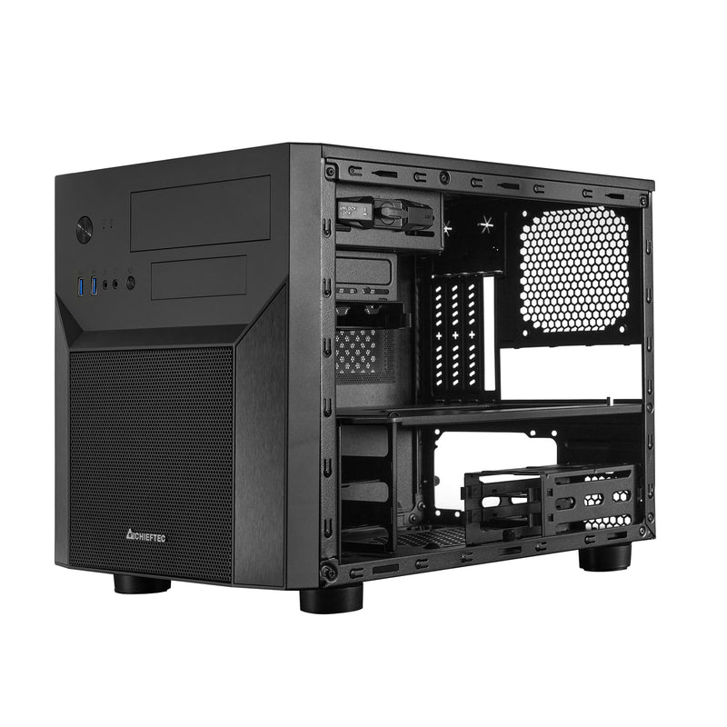 Chieftec CI-02B-OP Computer-Gehäuse Cube Schwarz