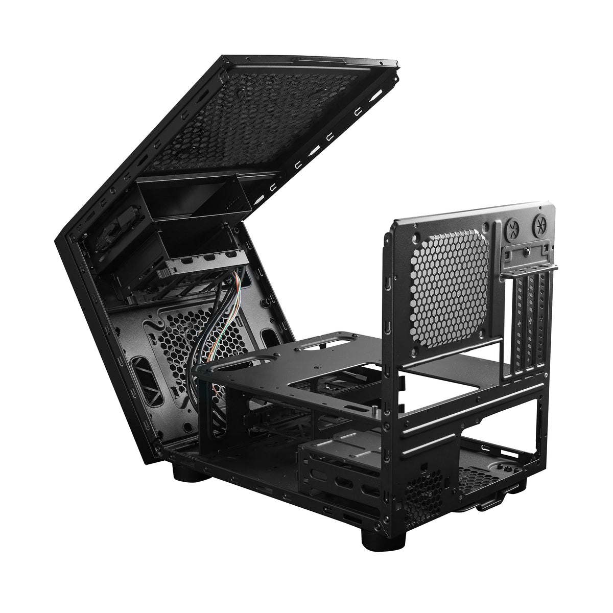 Chieftec CI-02B-OP Computer-Gehäuse Cube Schwarz