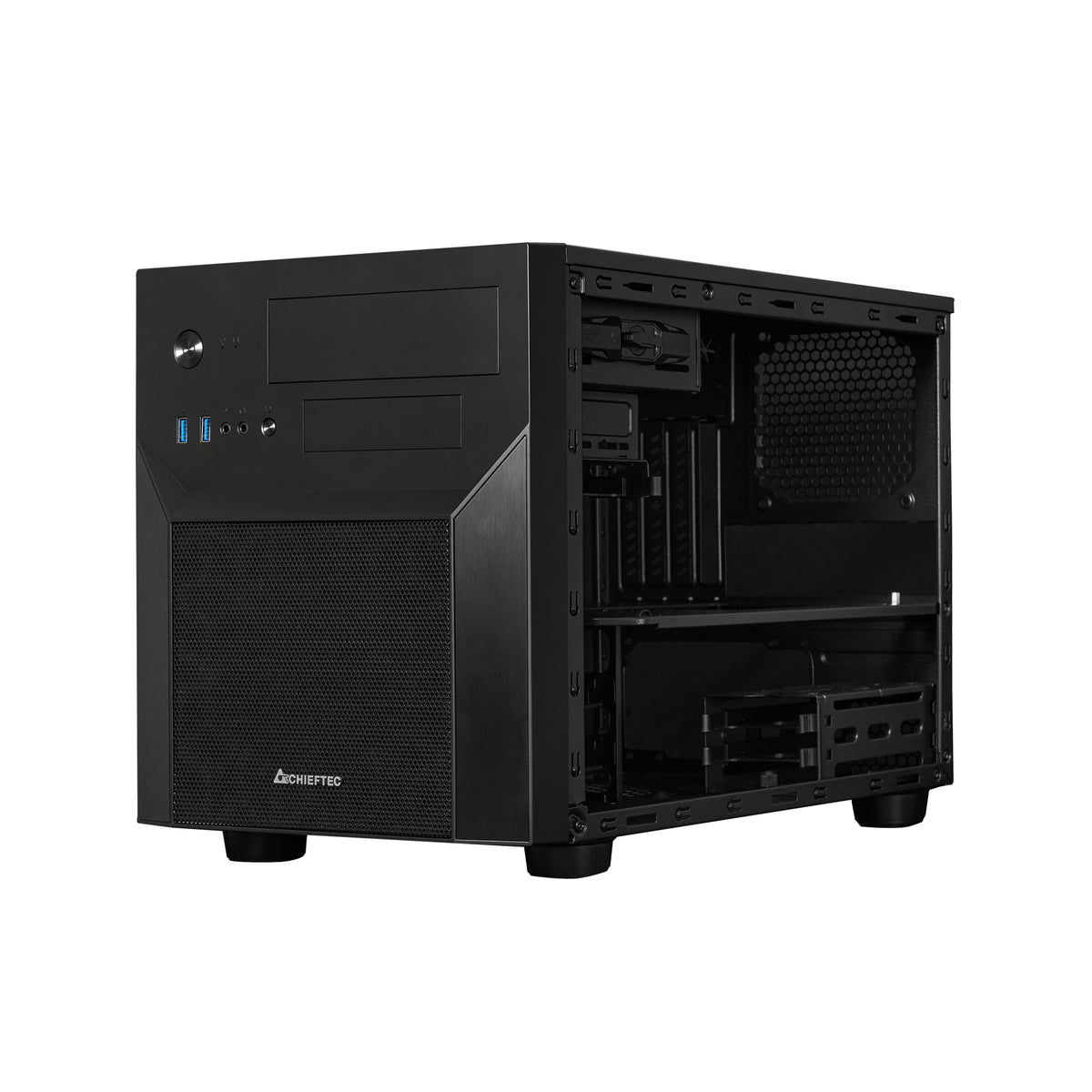 Chieftec CI-02B-OP Computer-Gehäuse Cube Schwarz