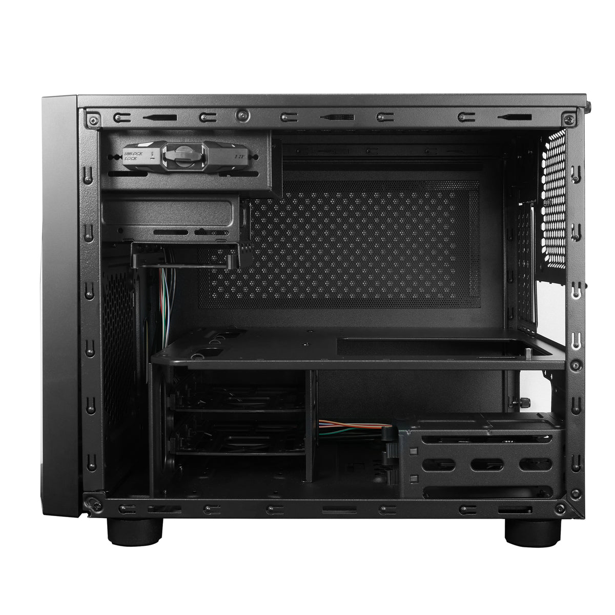 Chieftec CI-02B-OP Computer-Gehäuse Cube Schwarz